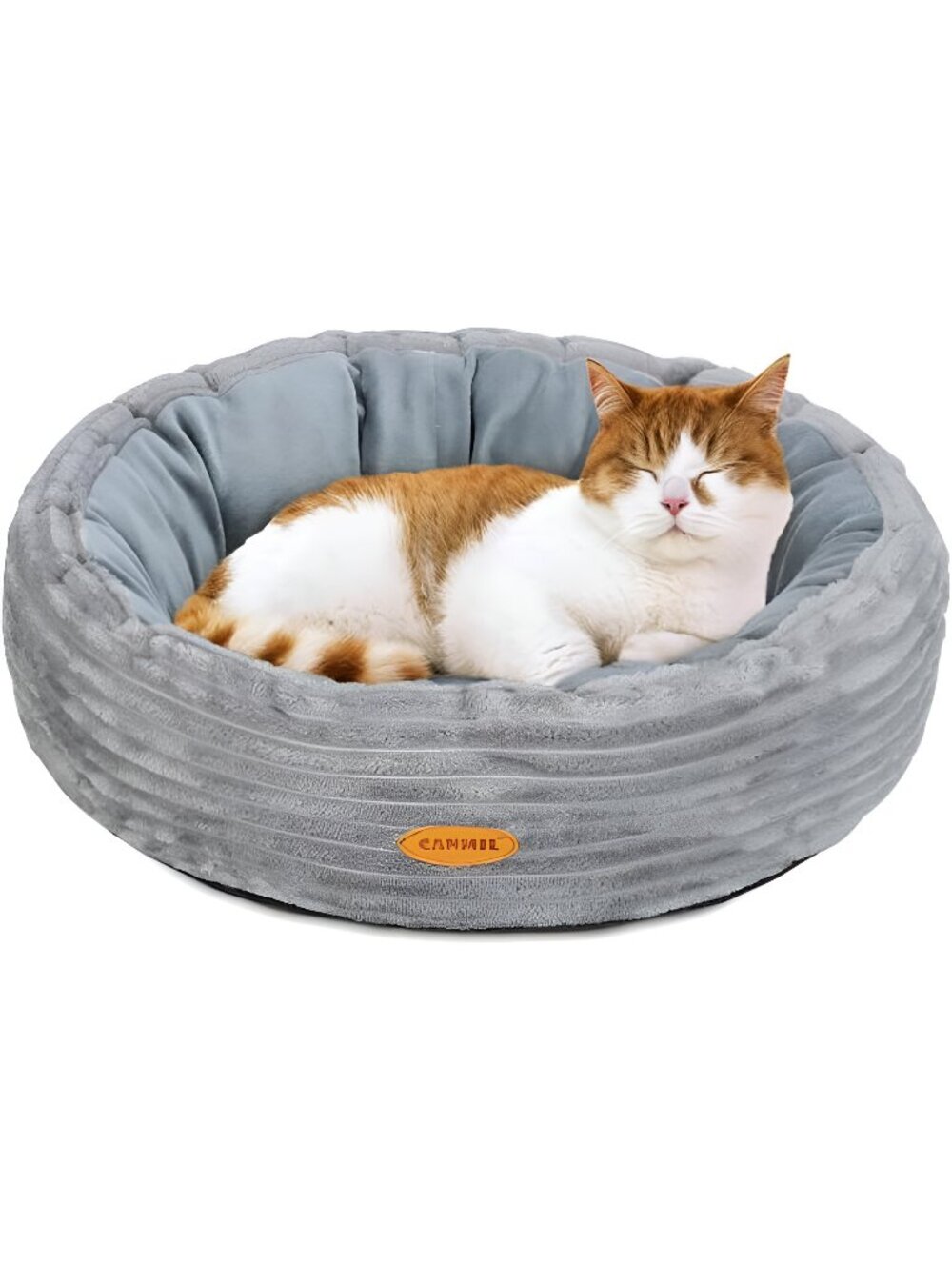 Cat Bed, Cat Bed for Indoor Cats, 20’’ Donut Cat Bed for Cats and Small Dogs